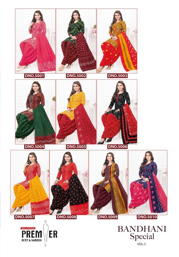 Premier Bandhani Special Vol-5 – Readymade With Lining(Inner)